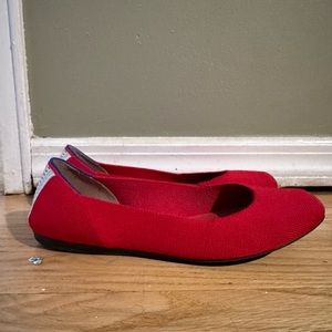 Rothy’s Red Round Toe Flats - retired